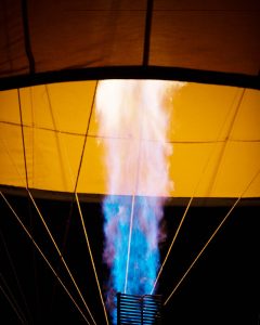 Hot air balloon gas burner